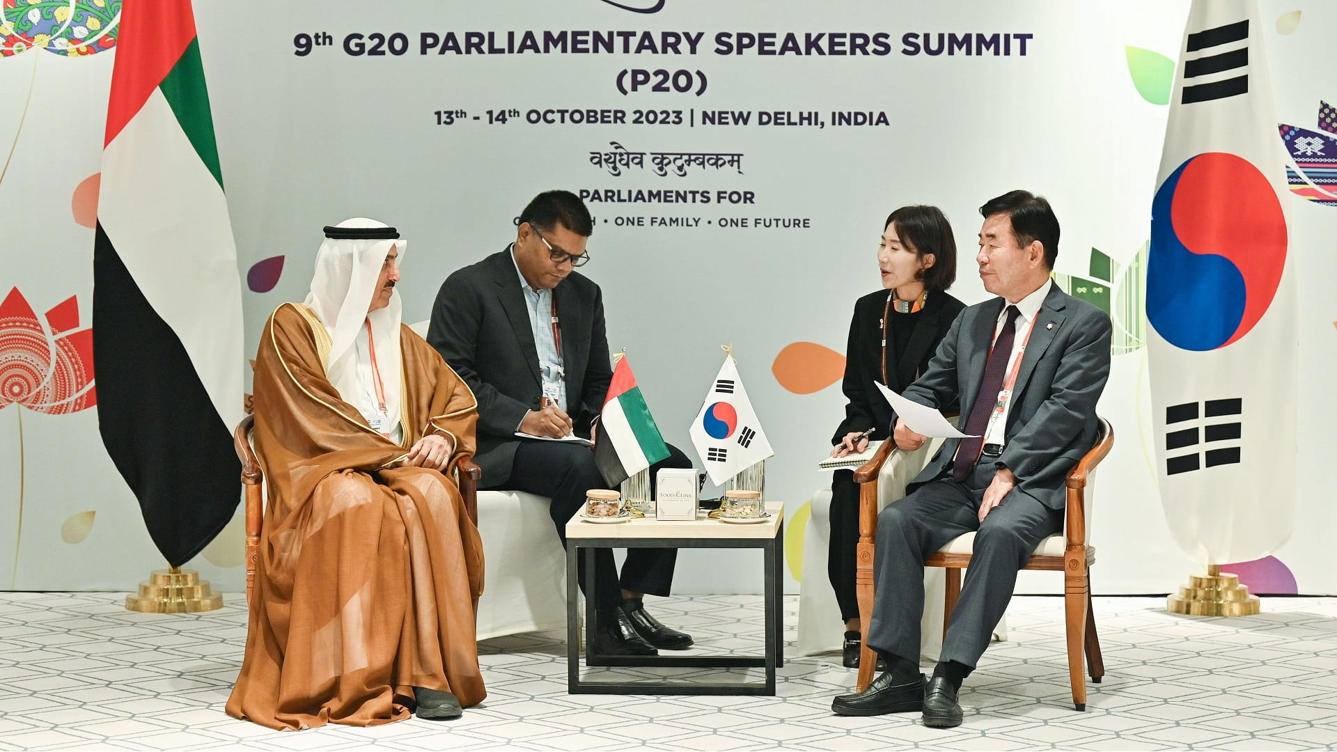 Image for the title: Ghobash meets Speaker of National Assembly of Republic of Korea 