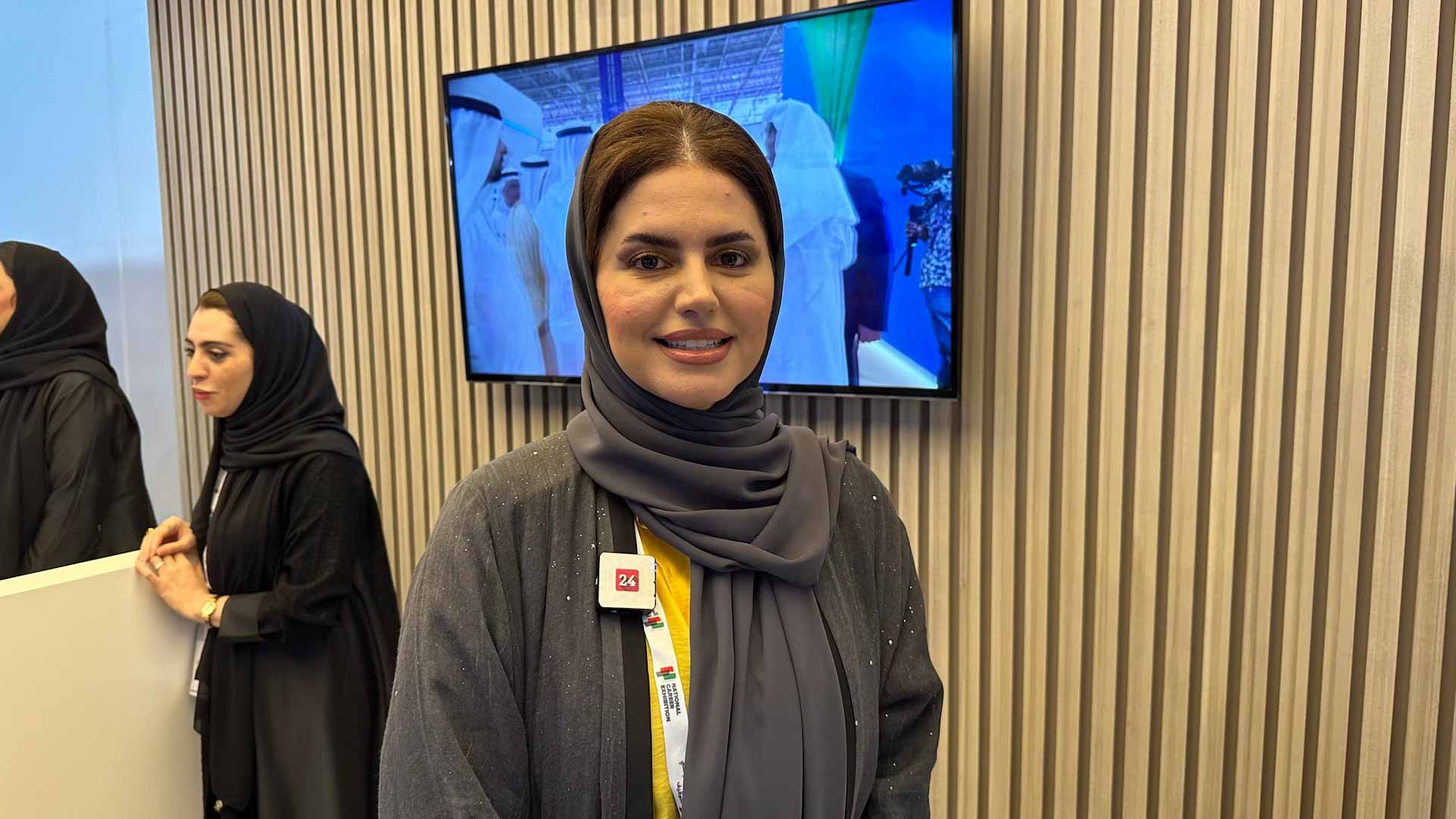 Image for the title: Rehab Khalaf:  22% Emiratization rate at Invest Bank 