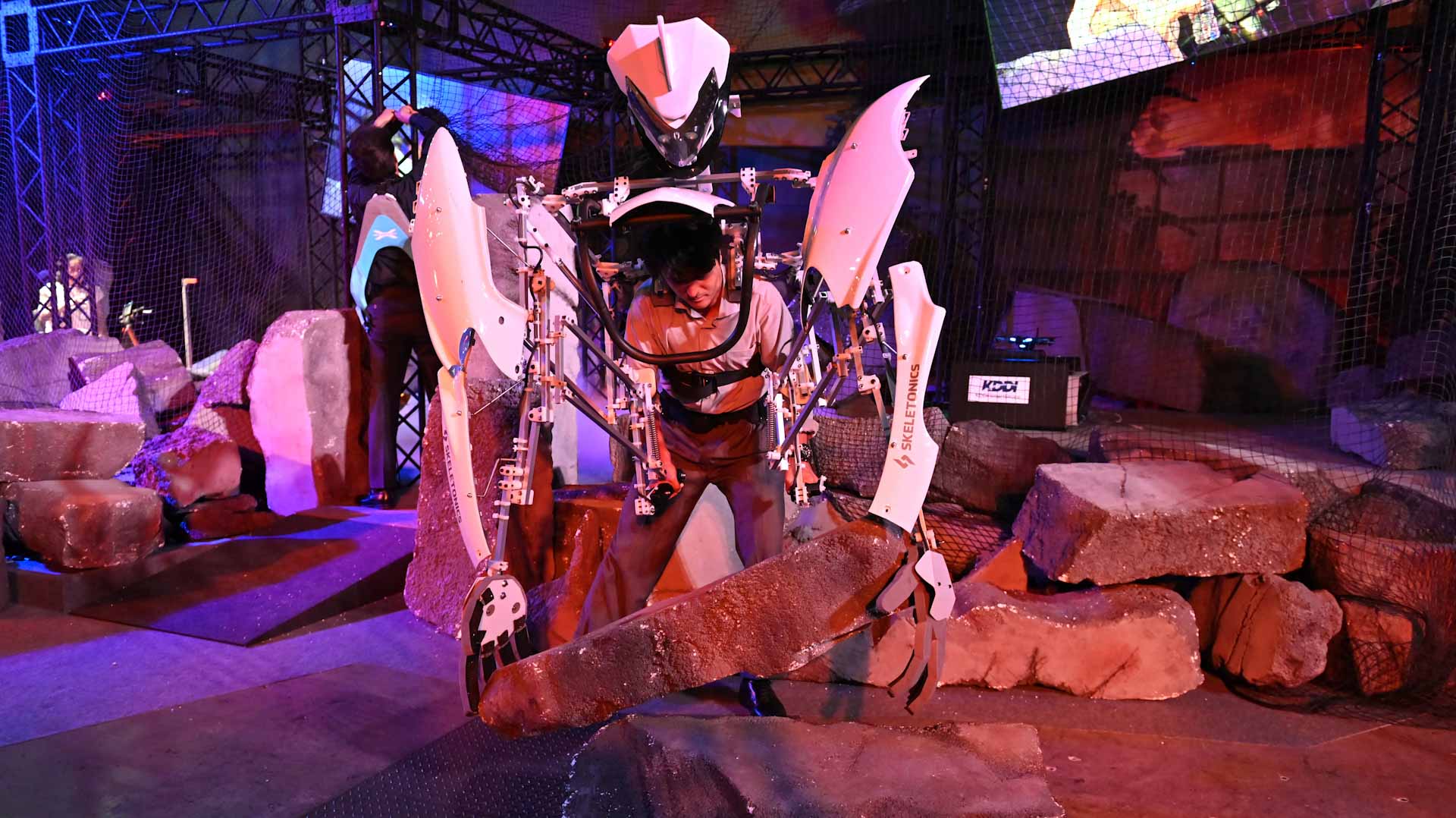 Image for the title: Japan show provides glimpse of robots as future of rescue efforts 