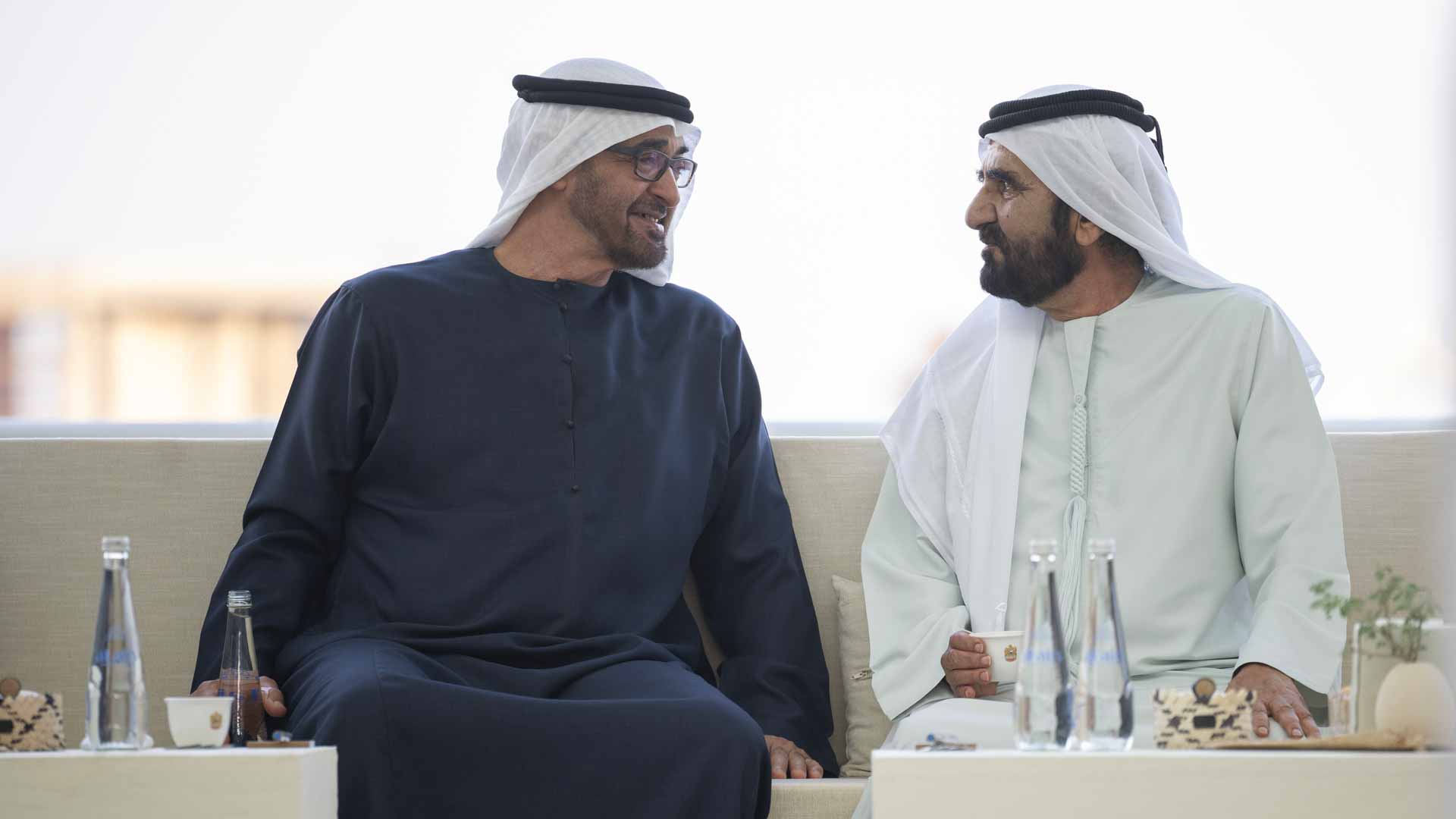 Image for the title: UAE President receives Mohammed bin Rashid 