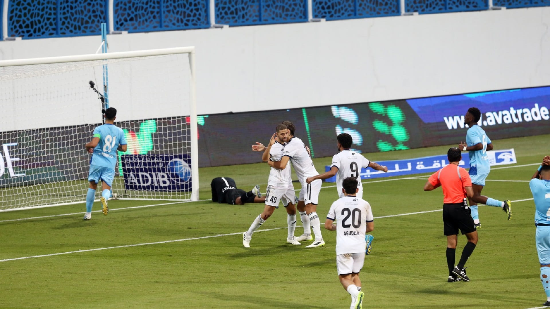 صورة بعنوان: دوري أدنوك للمحترفين.. النصر يعبر الاعصار بثلاثية 