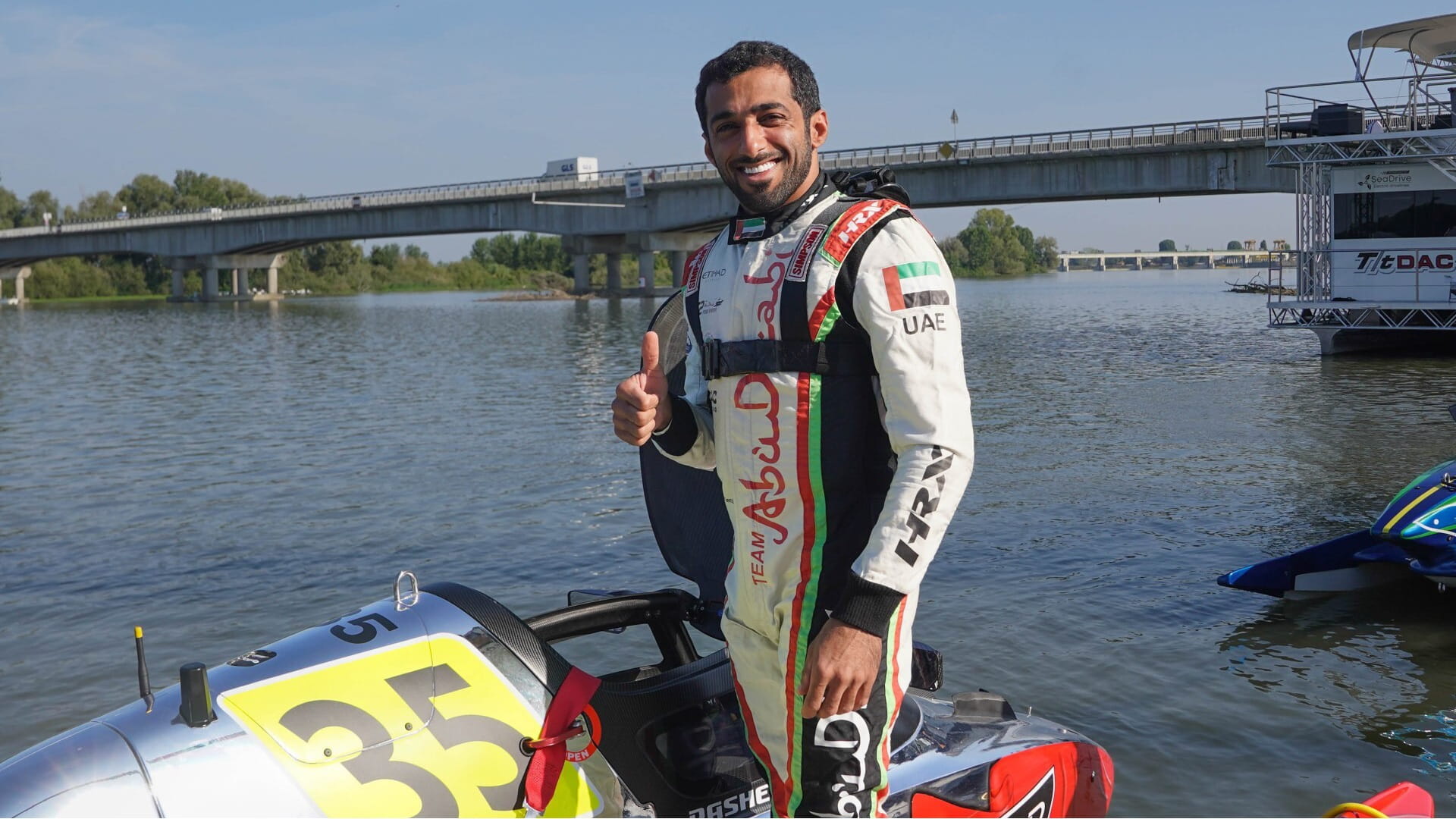 Image for the title: Team Abu Dhabi claim pole position for Grand Prix of Italy 