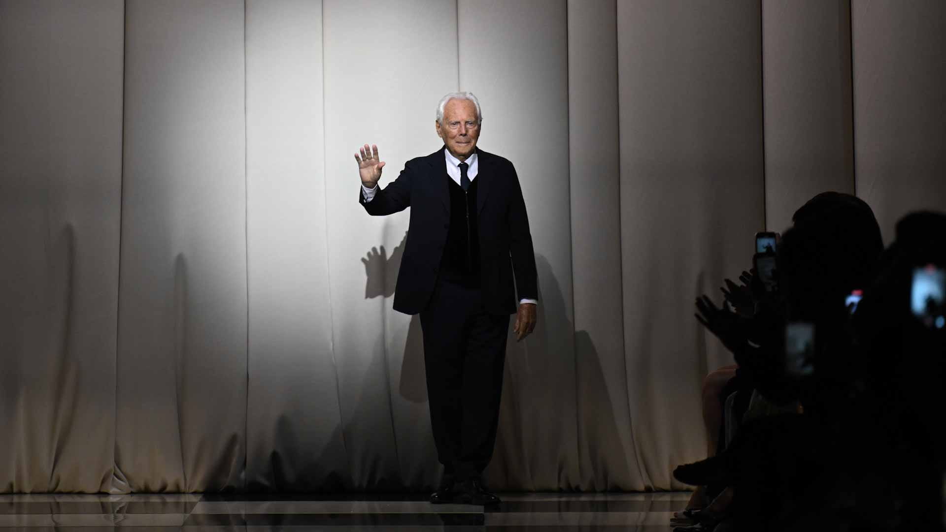 Image for the title: Armani stages star-studded fashion spectacle in Venice 