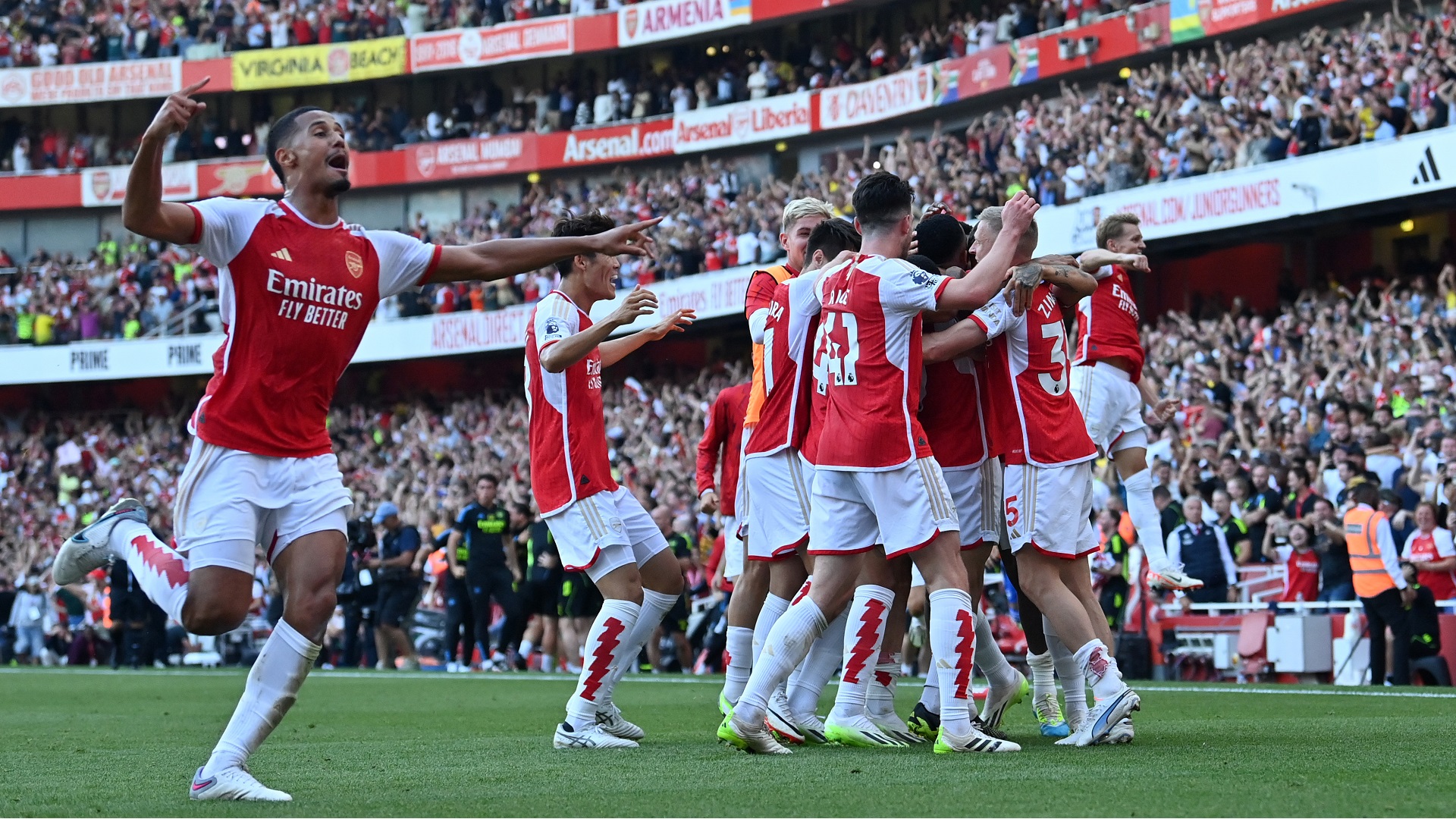 Rice and Jesus score in injury time as Arsenal sink Man United - World -  Sports - Ahram Online