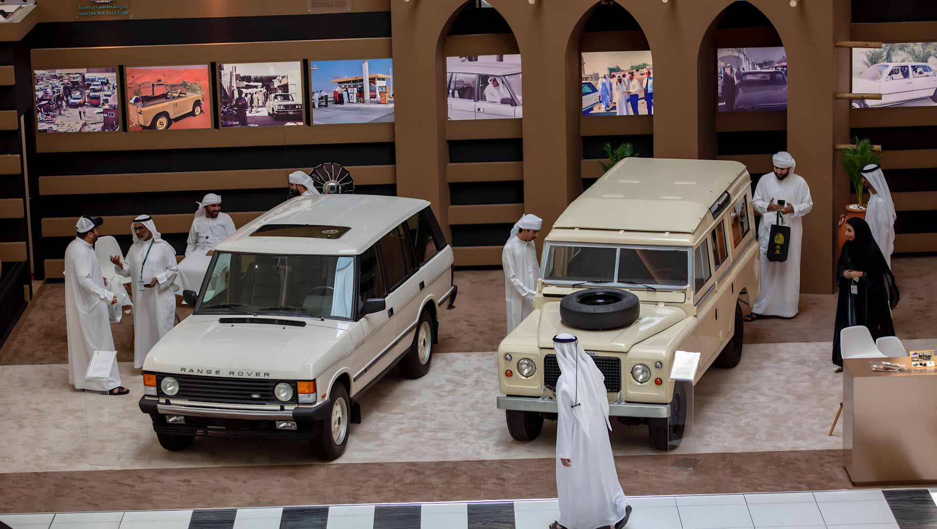 Image for the title: Sharjah Classic Car Club attracts ADIHEX visitors  