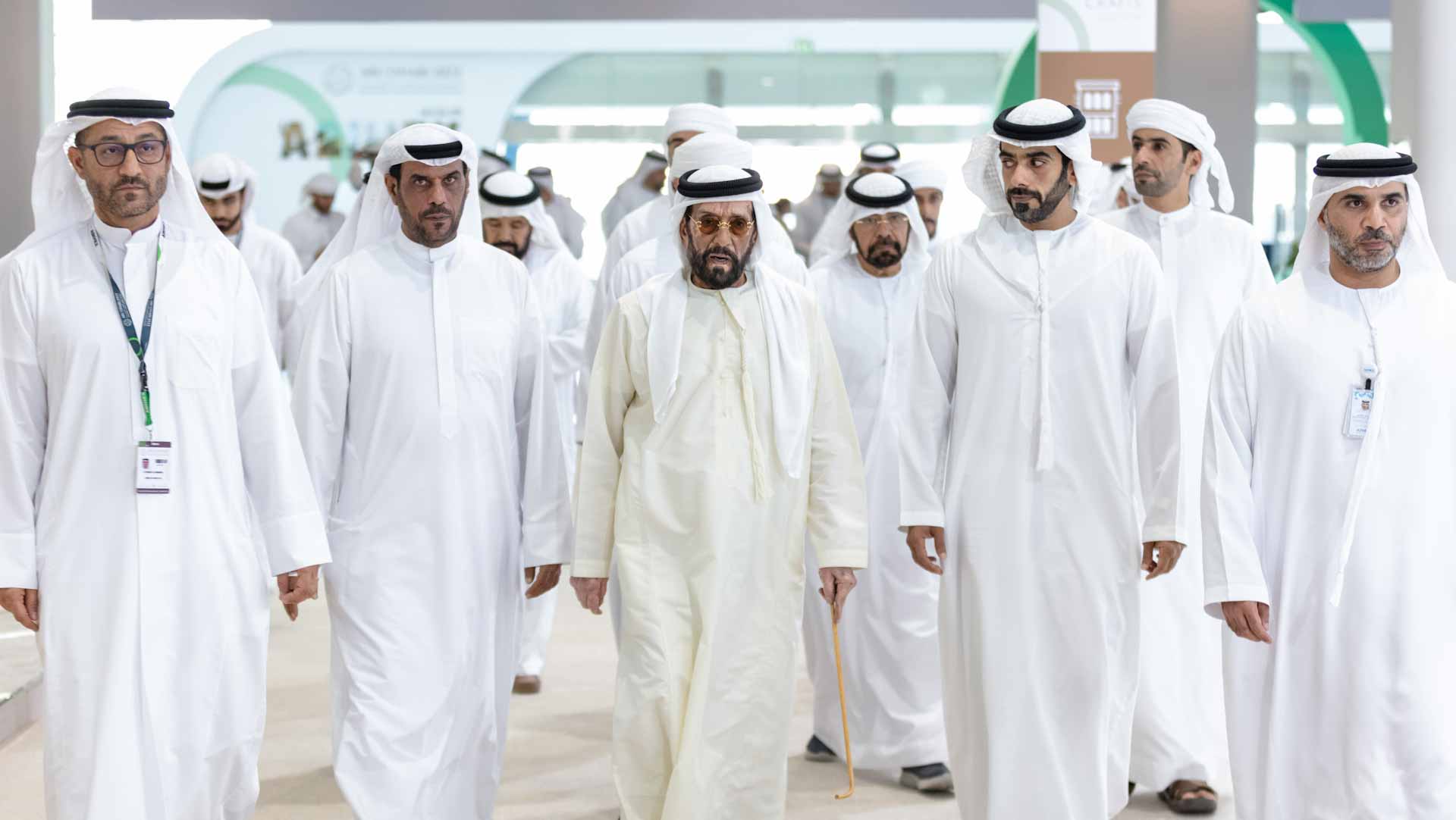 Image for the title: Tahnoun bin Mohammed visits ADIHEX 2023 
