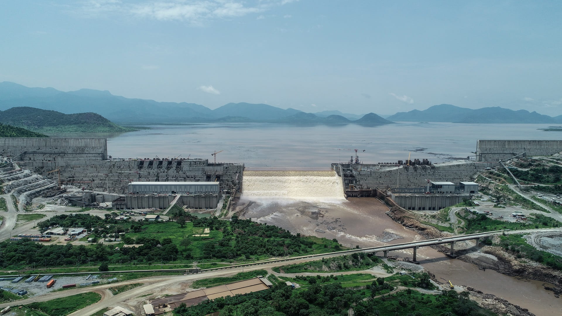 Image for the title: Ethiopia says completes filling of Nile Renaissance mega-dam 