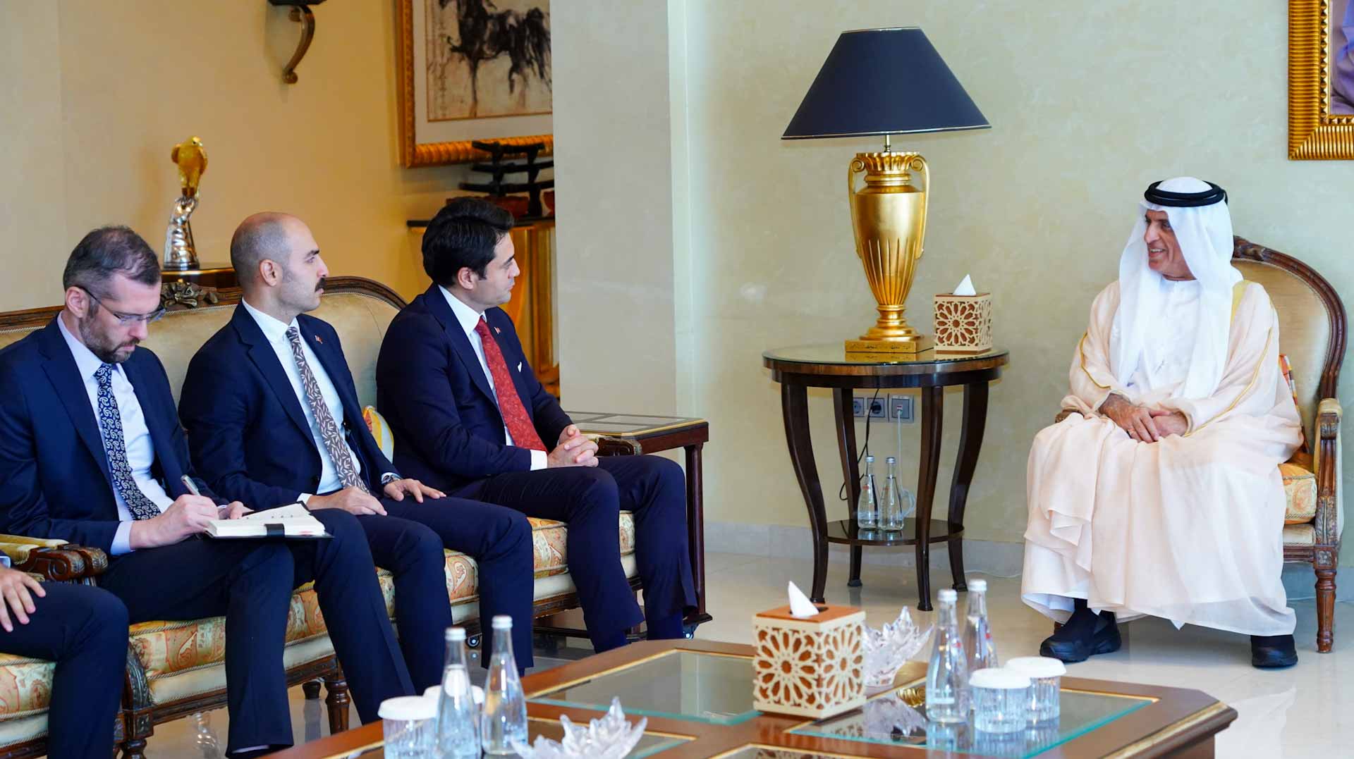 Image for the title: RAK Ruler receives Turkish Consul 