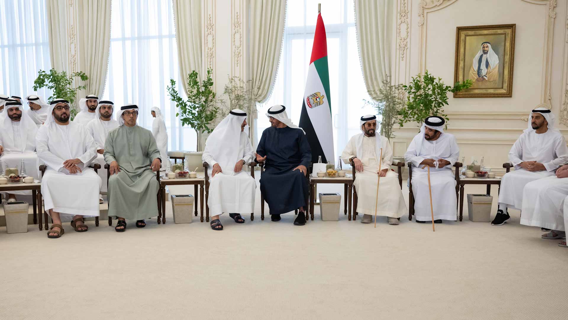 Image for the title: UAE President receives Ruler of Umm Al Qaiwain 