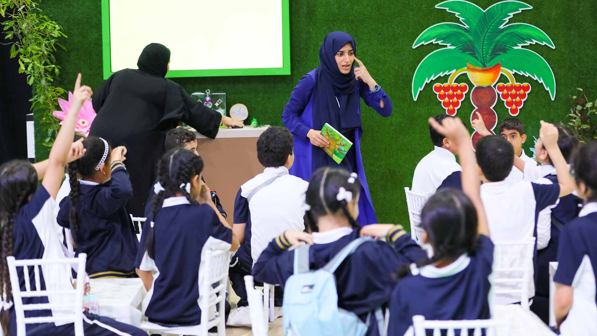 Image for the title: Kids' workshops boost plant industries at SINF 