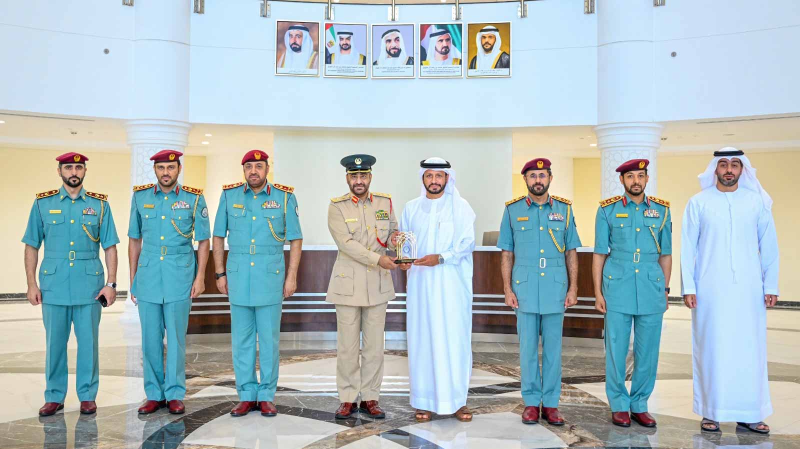 Image for the title: Al Shamsi welcomes comprehensive police centre system developers 