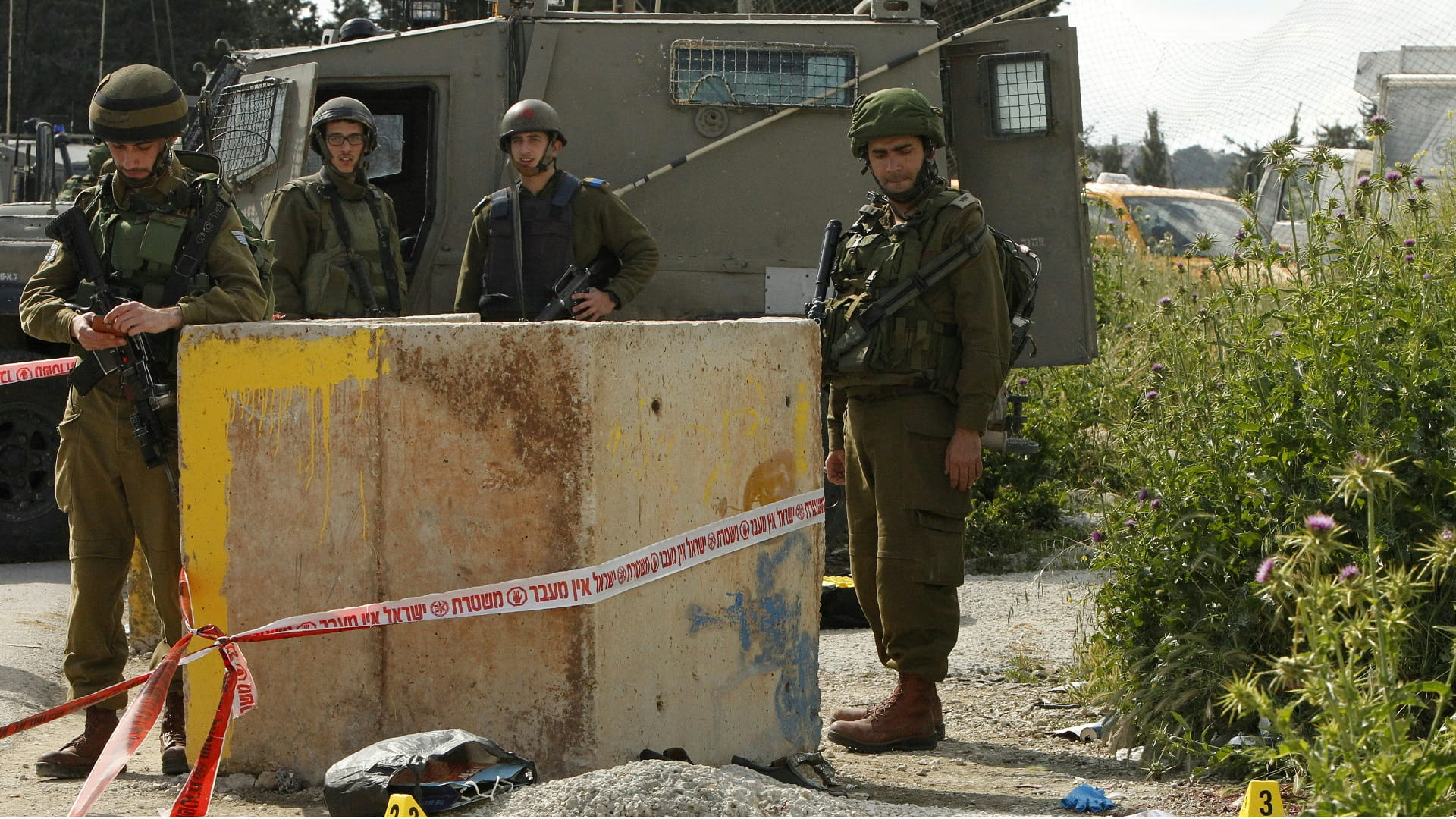 Image for the title: Israeli forces kill 2 Palestinians in West Bank raid 