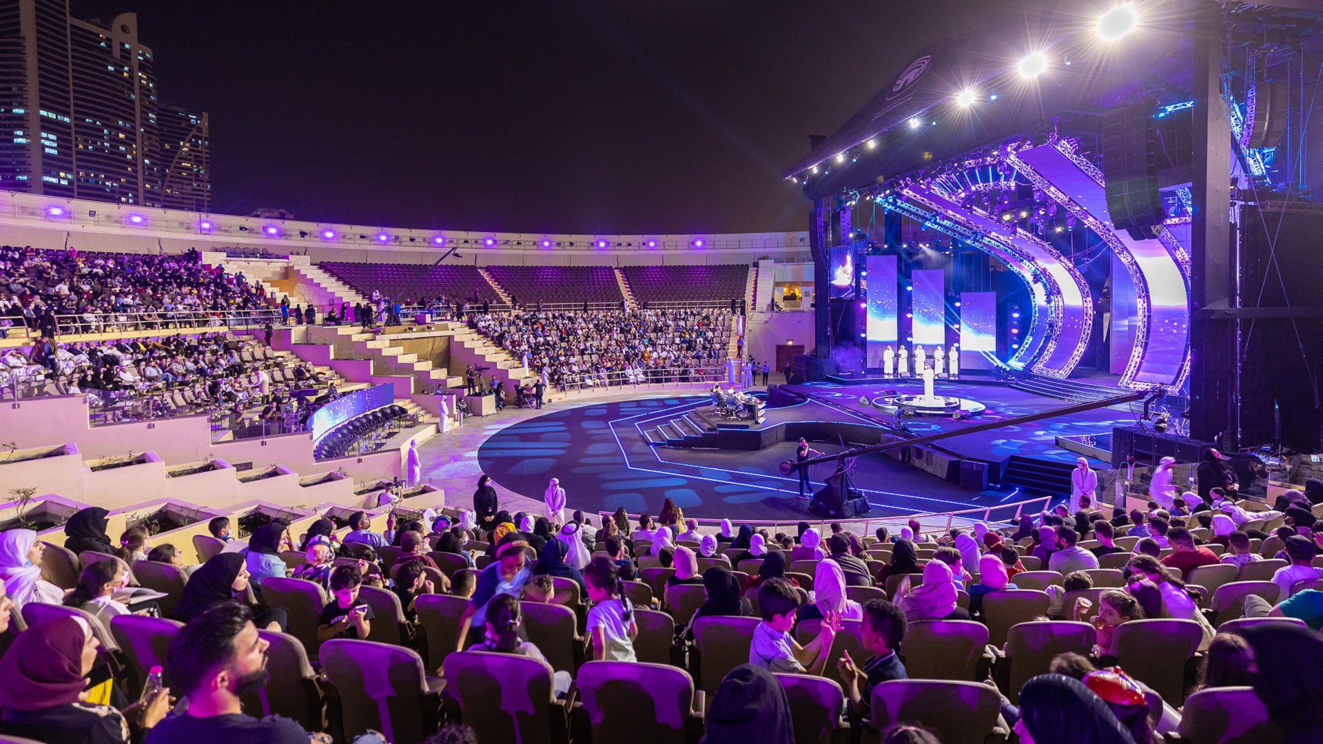 Image for the title: Sharjah Munshid : 973 Talents Shine Across Arab Nations 