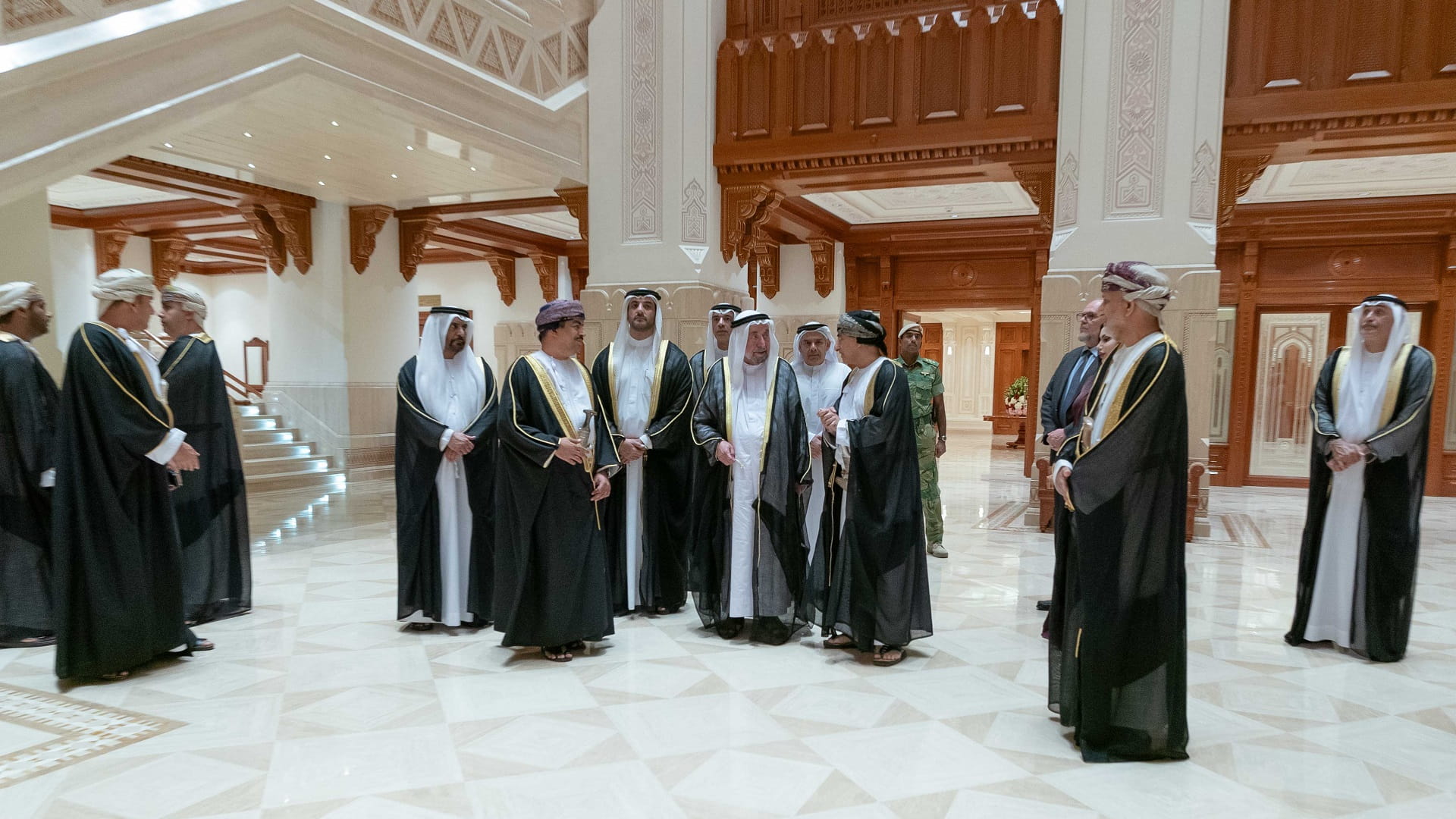 Image for the title: Sharjah Ruler visits Royal Opera House Muscat 