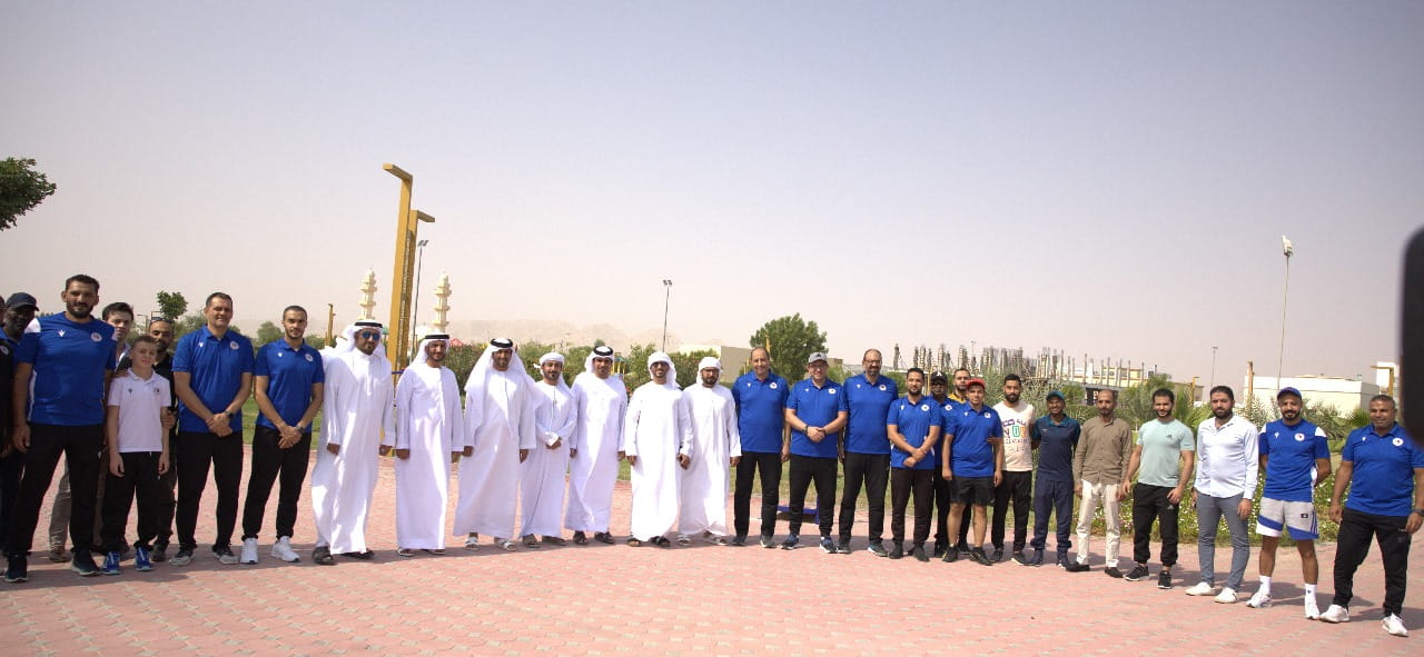 Image for the title: Mleiha Club supports Mleiha Park with sports equipment 