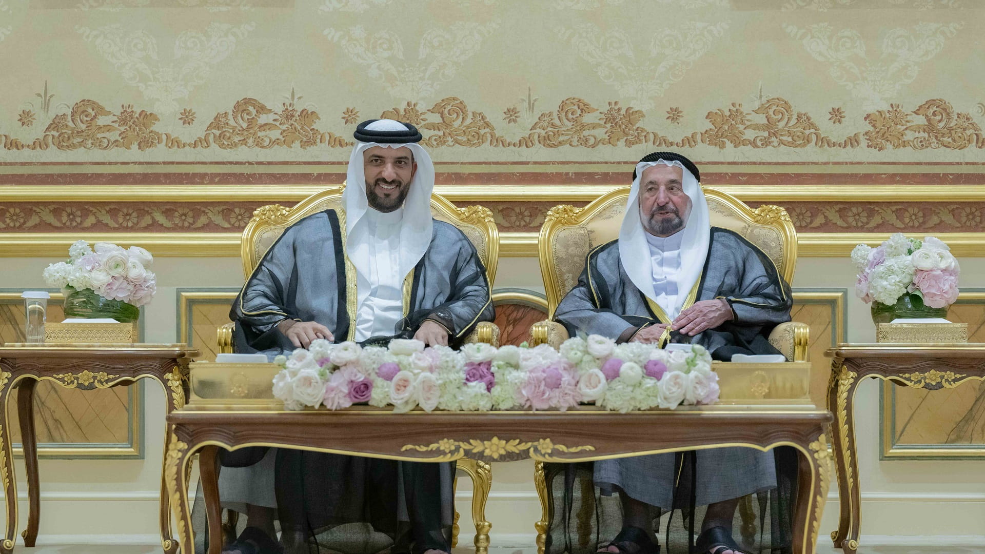 Image for the title: Sharjah Ruler continues to accept congratulations on Eid Al Fitr 