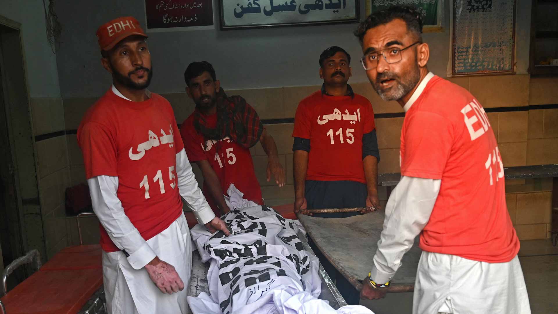 Image for the title: 17 people killed, 41 injured in Pakistan truck crash 