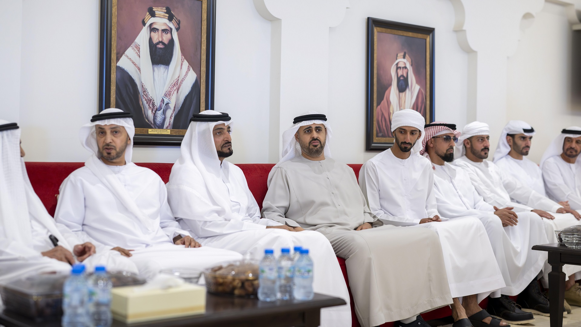 Image for the title: Theyab bin Mohamed offers condolences to Al Dhaheri family 