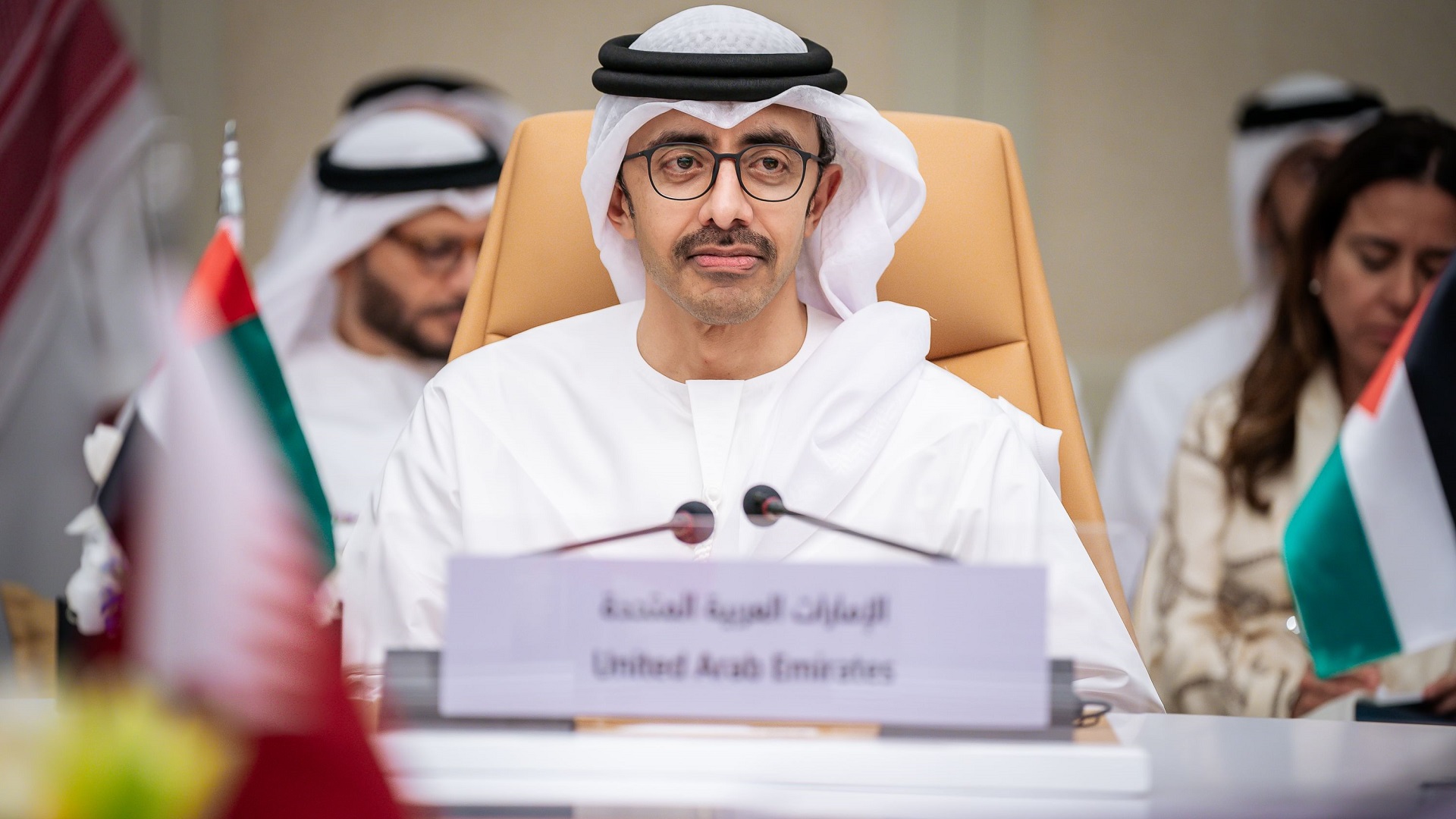 Image for the title: UAE FM participates in Arab Ministerial meeting with Blinken 