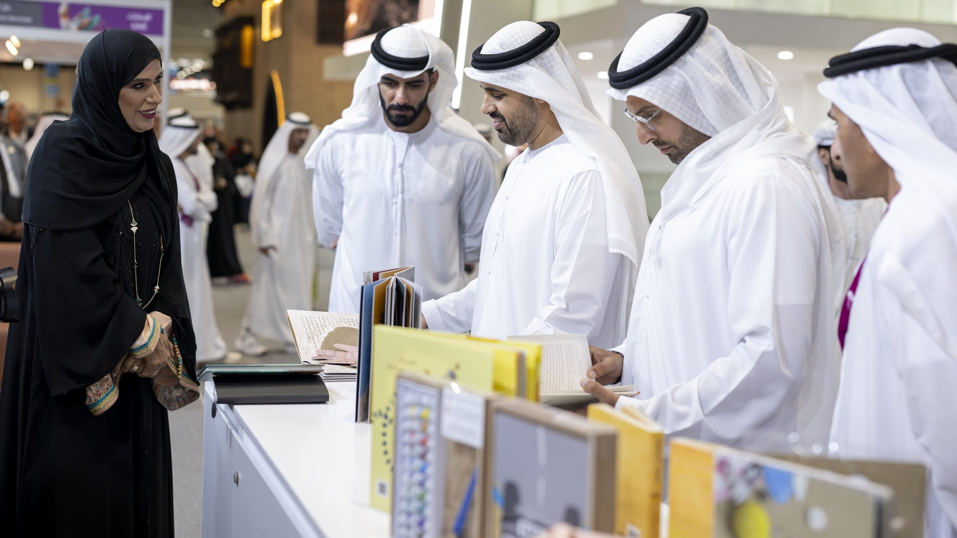 Image for the title: Theyab bin Mohamed inaugurates 33rd ADIBF 