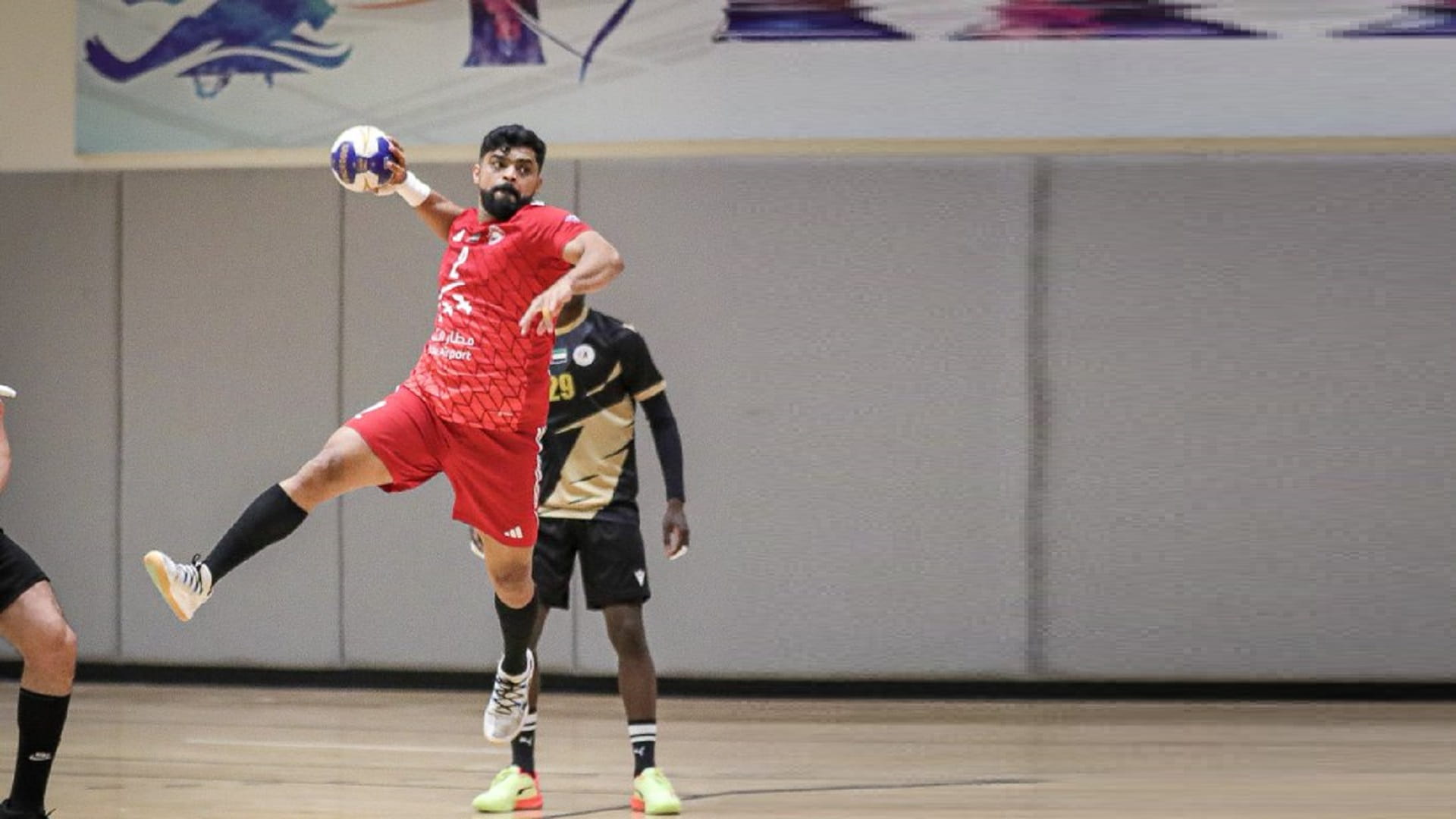 Image for the title: Sharjah Men's Handball Team Advances to Semi-Finals 