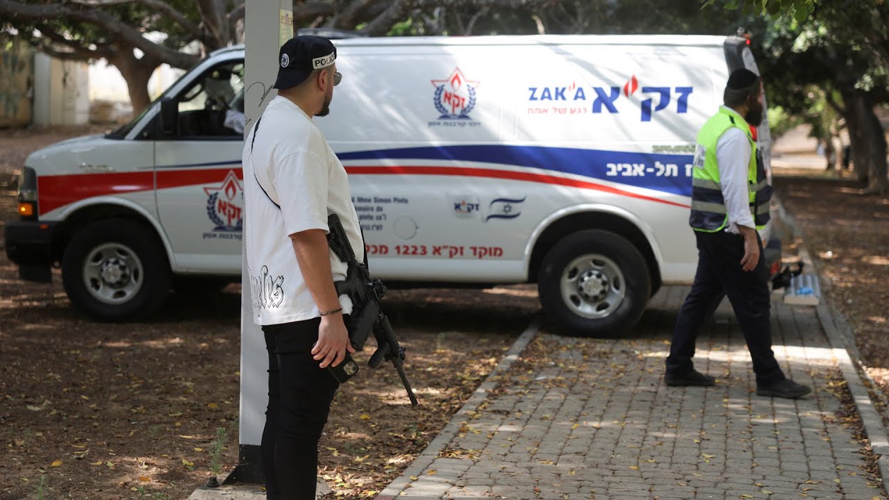 Image for the title: One killed in stabbing attack near Tel Aviv: Israeli medics 