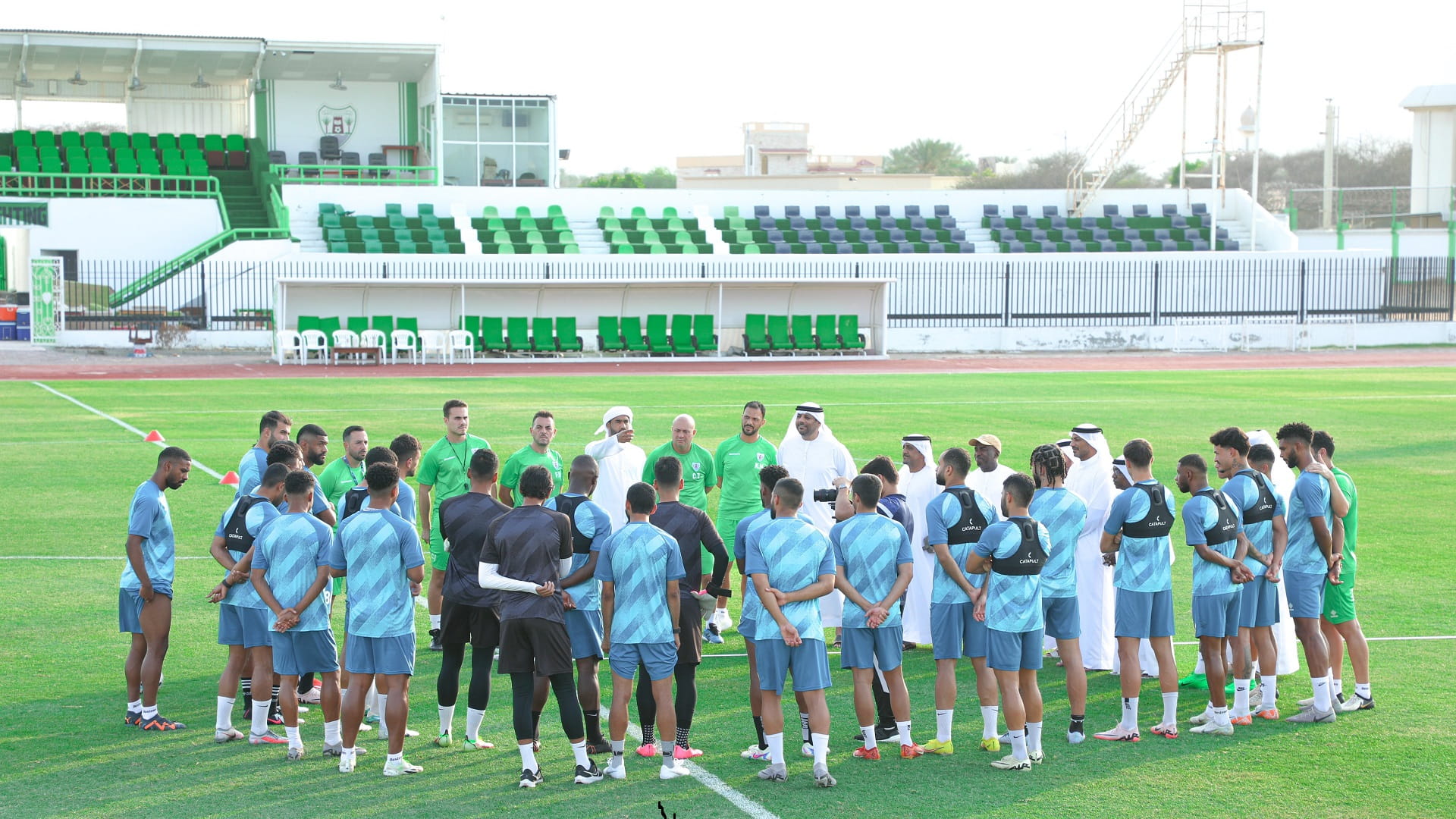 Image for the title: SSC checks out Dibba Al-Hisn's preparation for ADNOC Pro League 