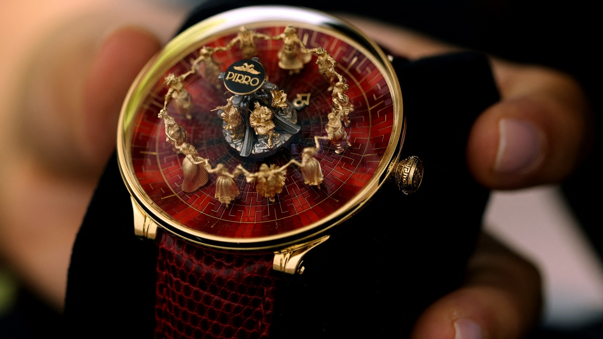 Image for the title: Jeweller's eye-popping watch is love letter to Albania 