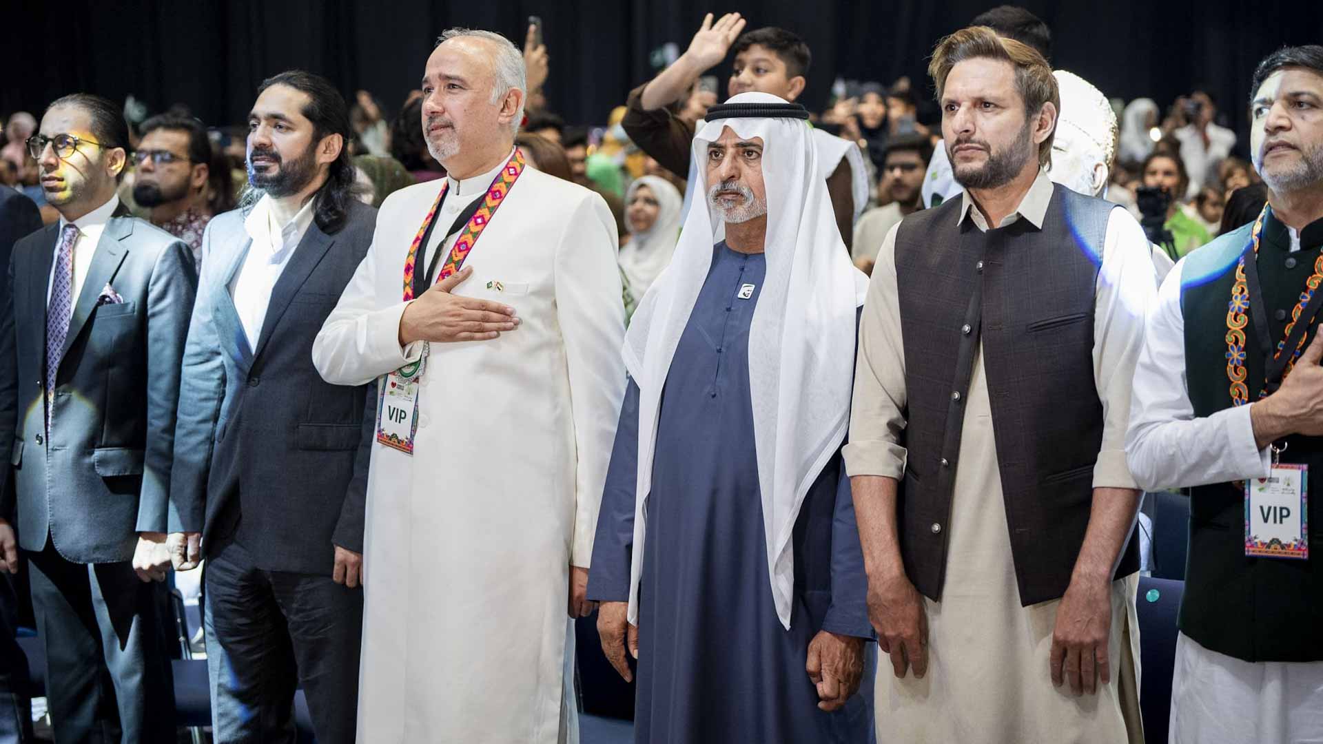 Image for the title: Nahyan bin Mubarak attends Pakistan's 77th Ind. celebration 