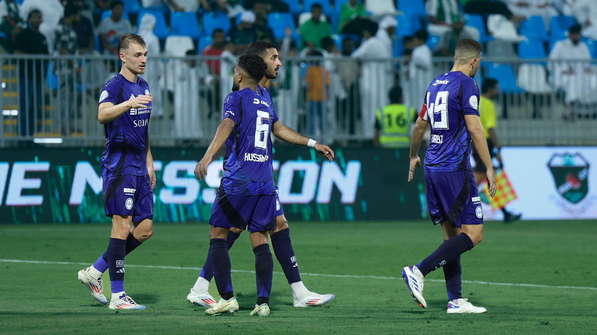 Image for the title: Al Nasr beat Al Orouba 5-1 in ADNOC Professional League 