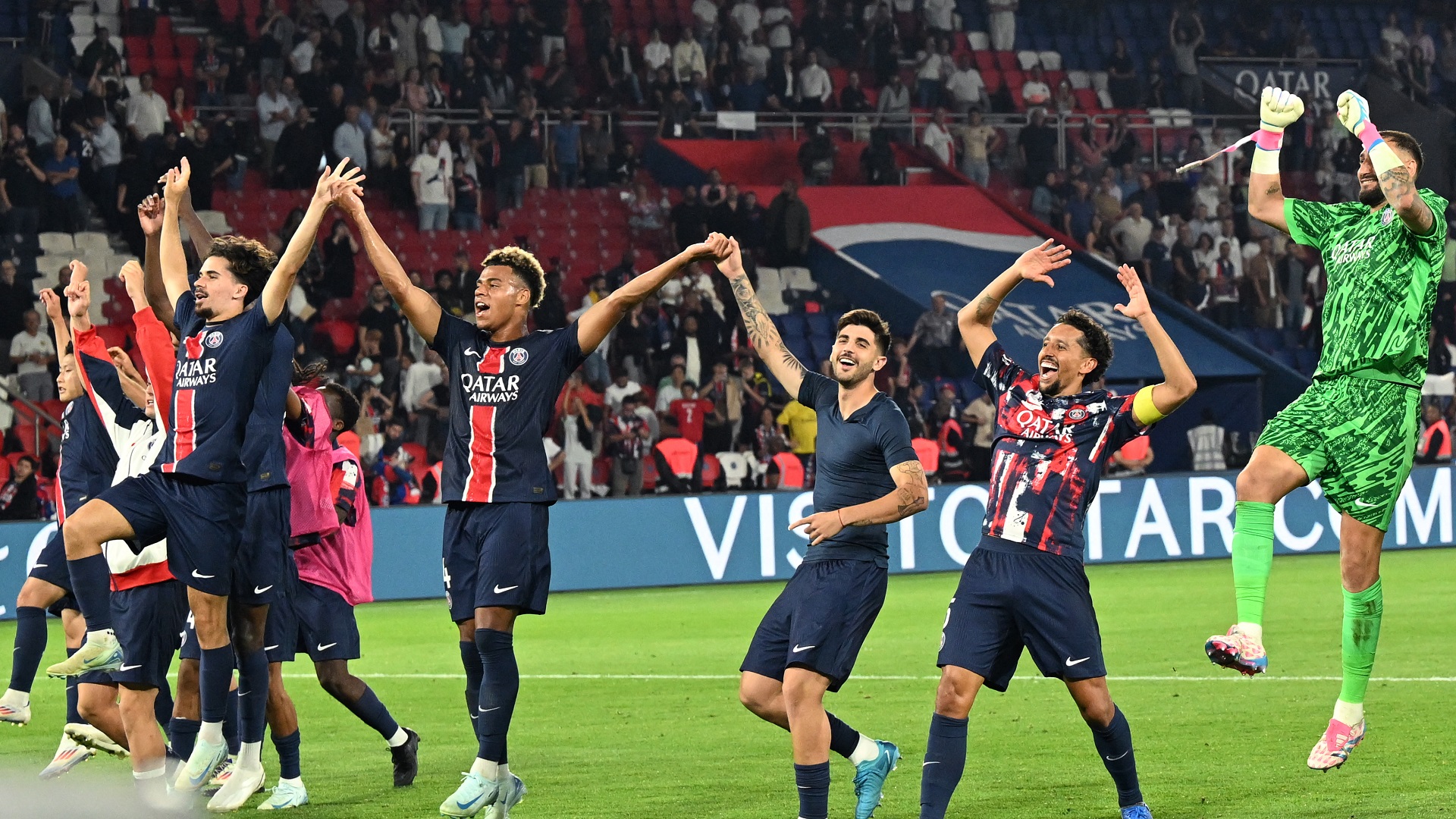 Image for the title: Barcola Scores Twice as PSG Thrashes Montpellier 6-0 