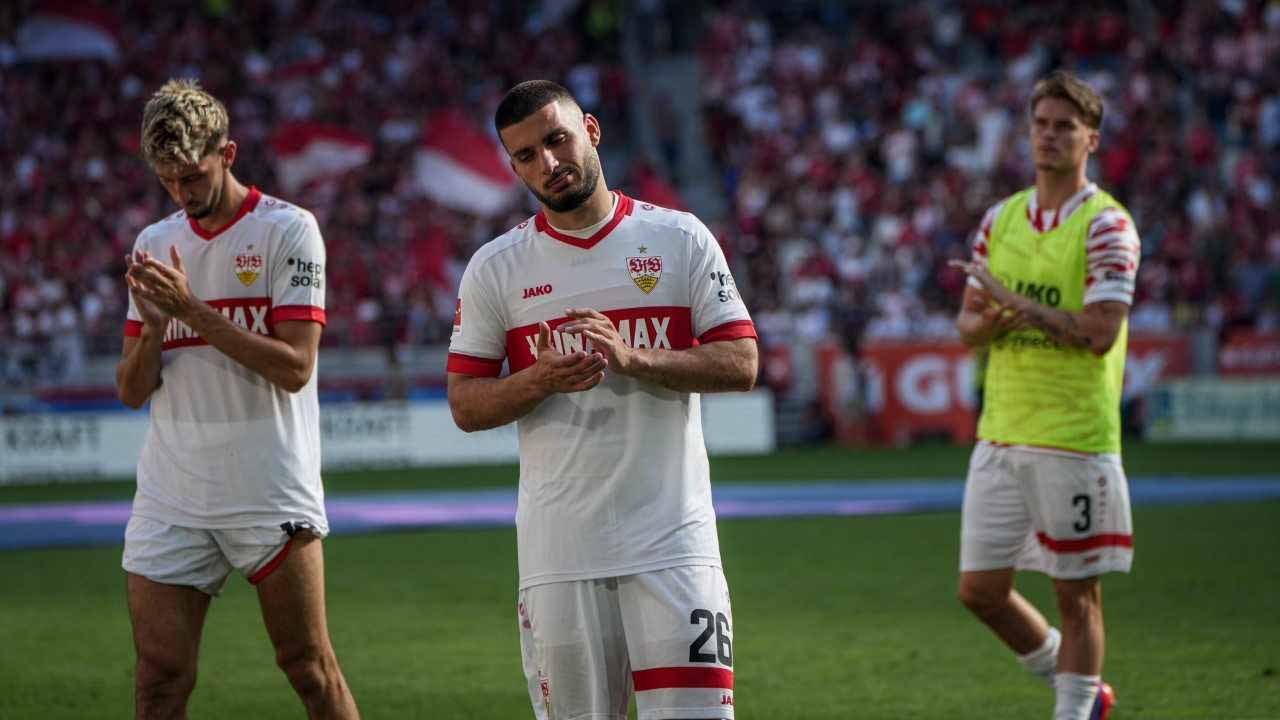 Image for the title: Freiburg stuns Stuttgart with 3-1 victory in Bundesliga opener 