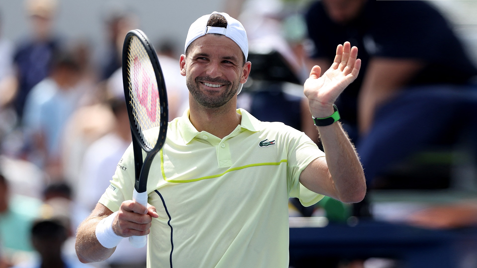 Dimitrov becomes first to reach the third round of the US Open 