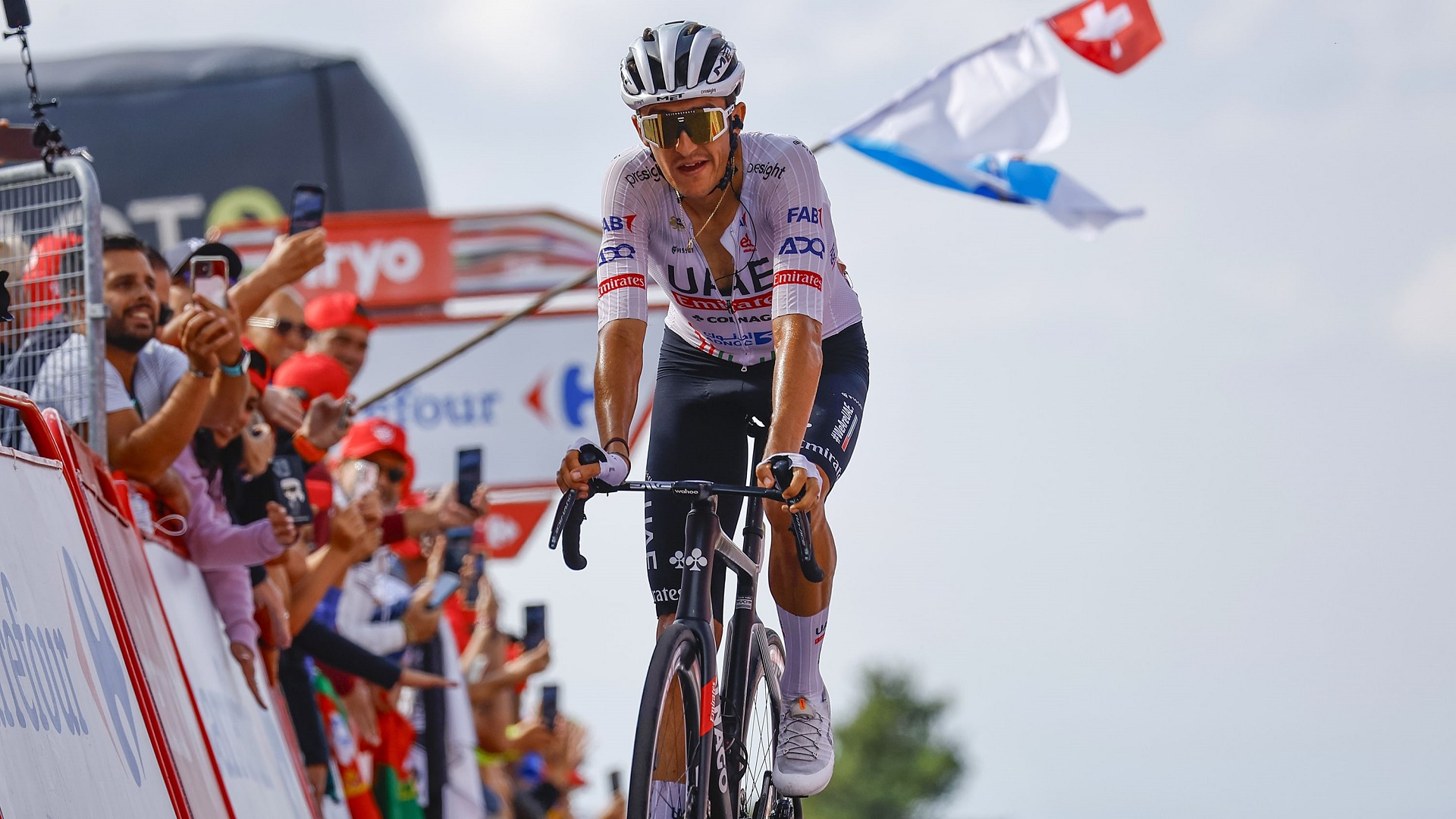 UAE Team Emirates' Soler finishes third Vuelta summit 