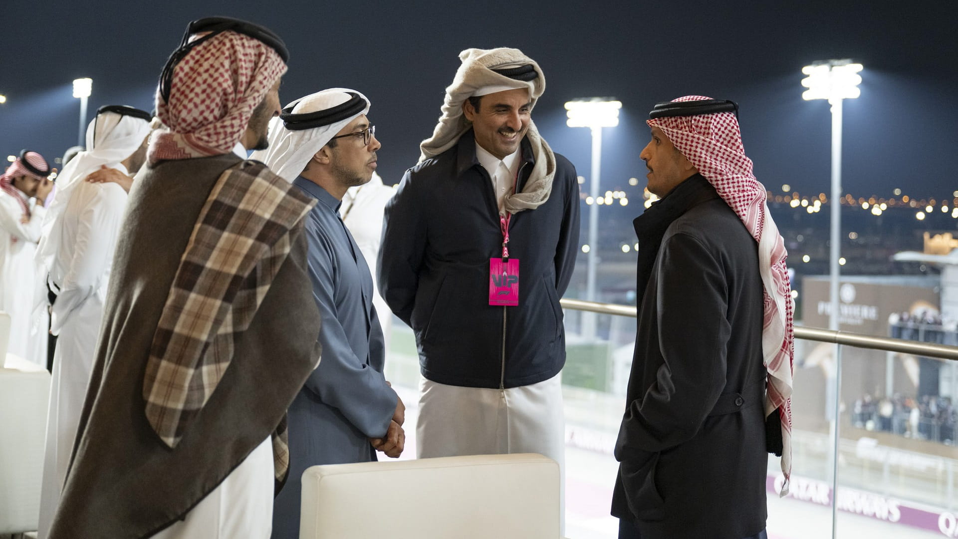 Mansour bin Zayed attends 2024 Qatar Grand Prix with Sheikh Tamim 