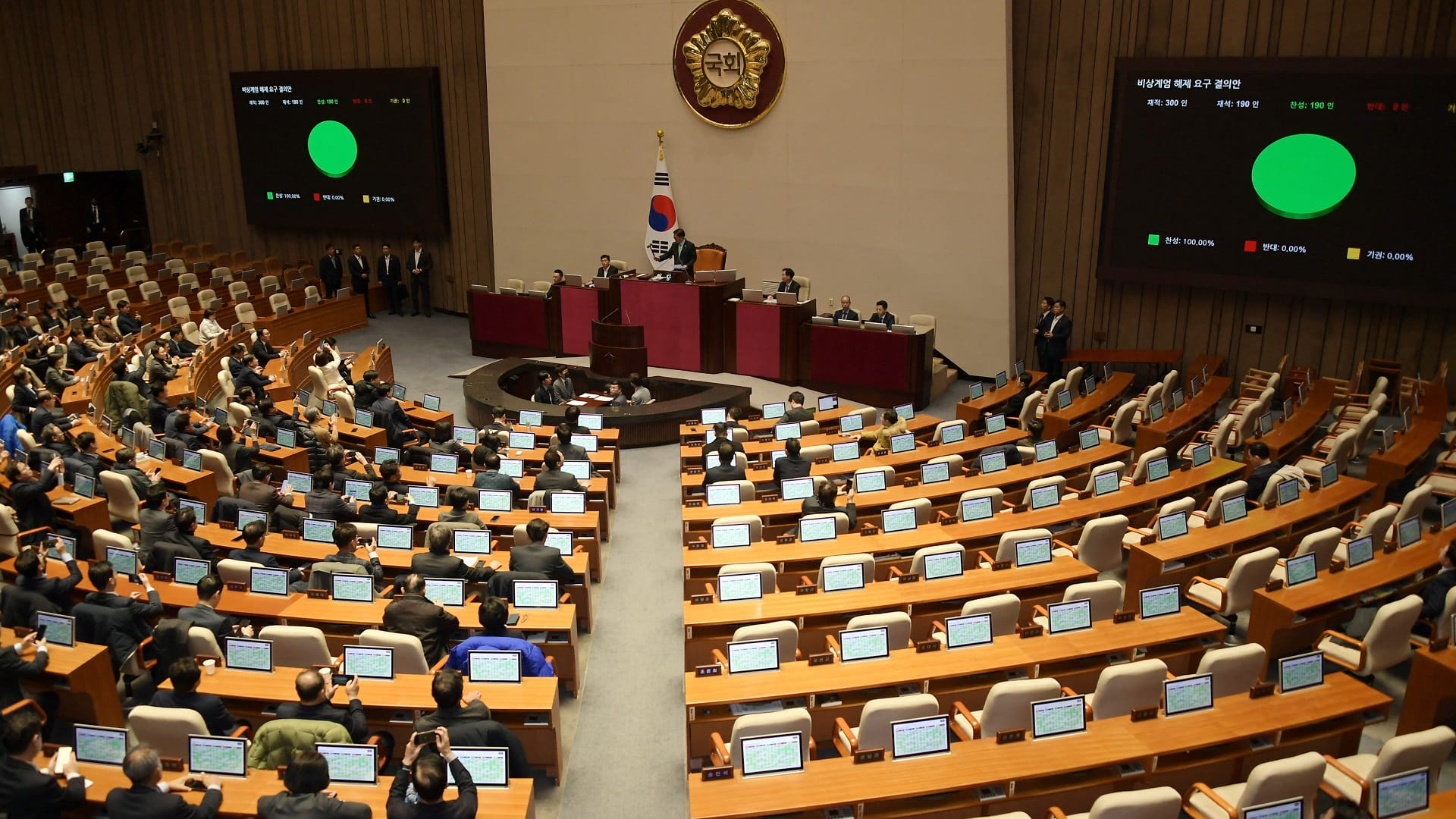 S. Korea's Parliament rejects president's martial law declaration 
