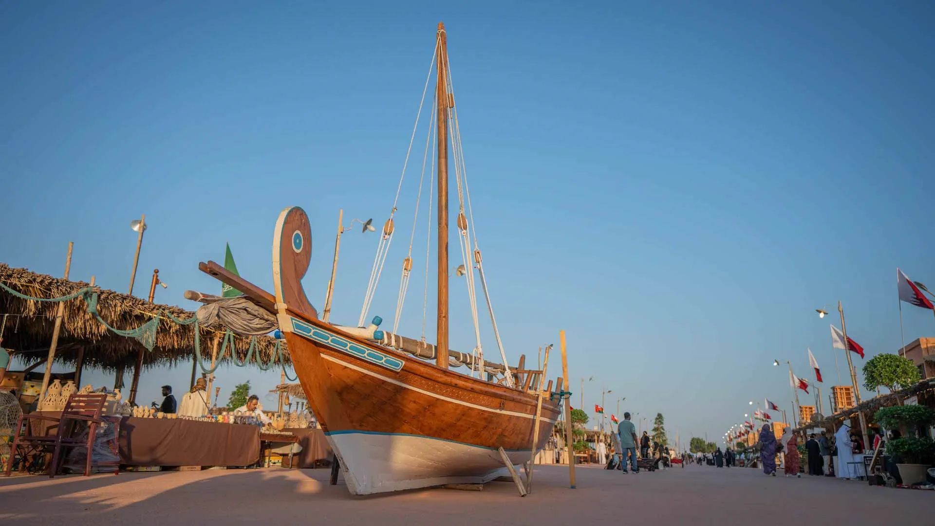 Image for the title: Sharjah Marine Sports Club participates in "Katara" festival