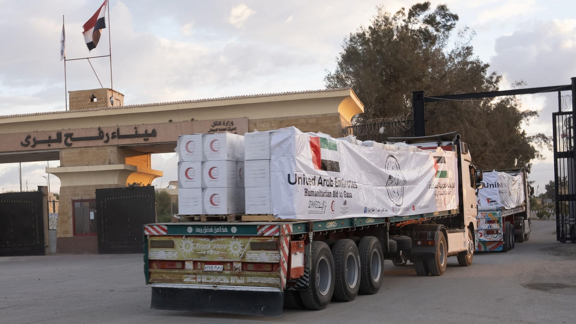 Five Emirati aid convoys reach Gaza 