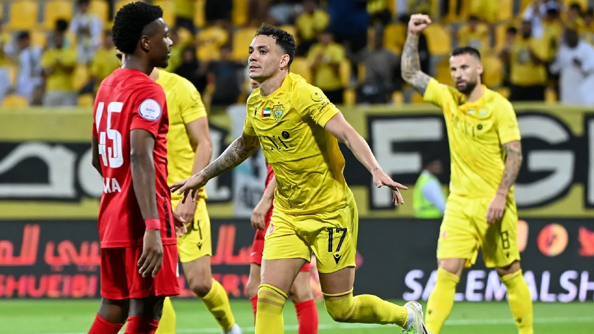 Image for the title: Al Wasl secures a win against Al Batayeh in Adnoc League 