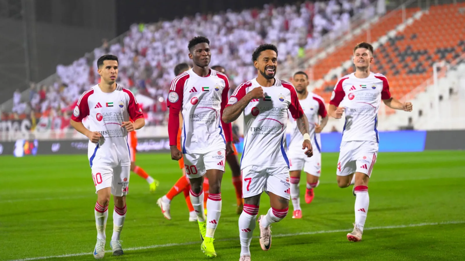 Image for the title: Sharjah wins Ajman to move ahead in  ADNOC Pro League 