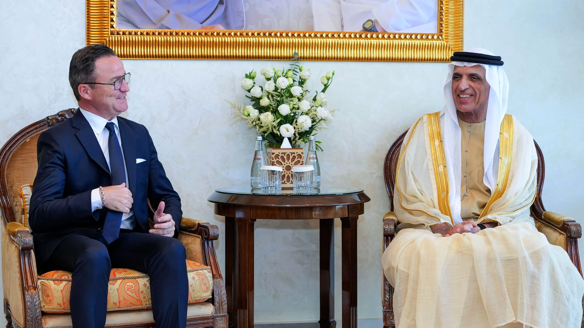 RAK Ruler receives Belgian Ambassador 