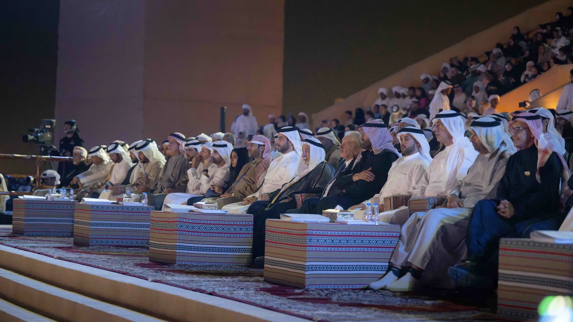 Image for the title: Sharjah Ruler witnesses launch of Desert Theatre Festival 