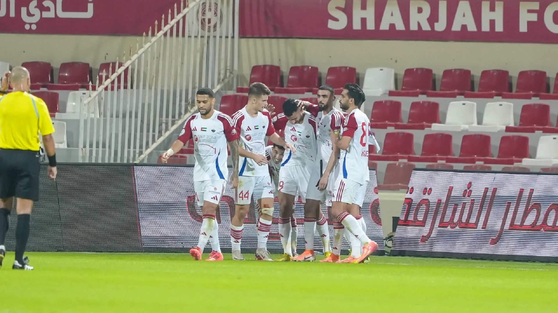 Image for the title: Sharjah wins against Al Wahda in ADNOC Pro League 