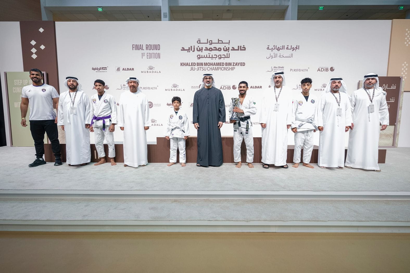 Khaled bin Mohamed attends final round of Jiu-Jitsu Championship 