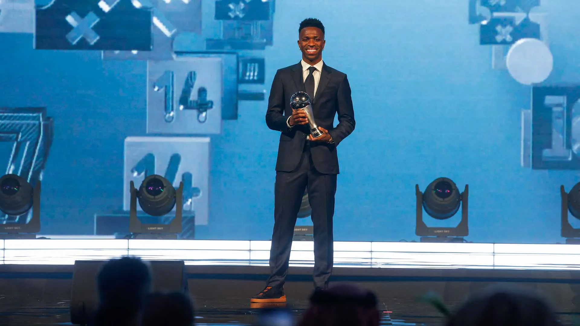 Brazilian Vinicius wins FIFA award for best player in the world 