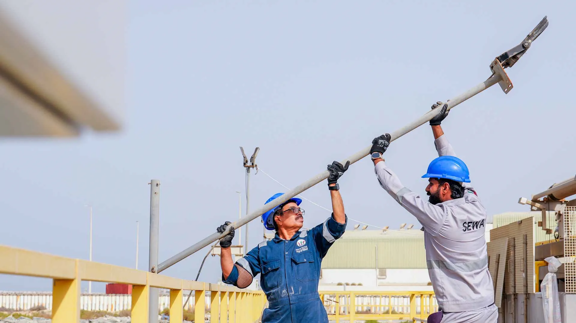 SEWA replaces lighting system at Al Hamriyah Water Desalination 