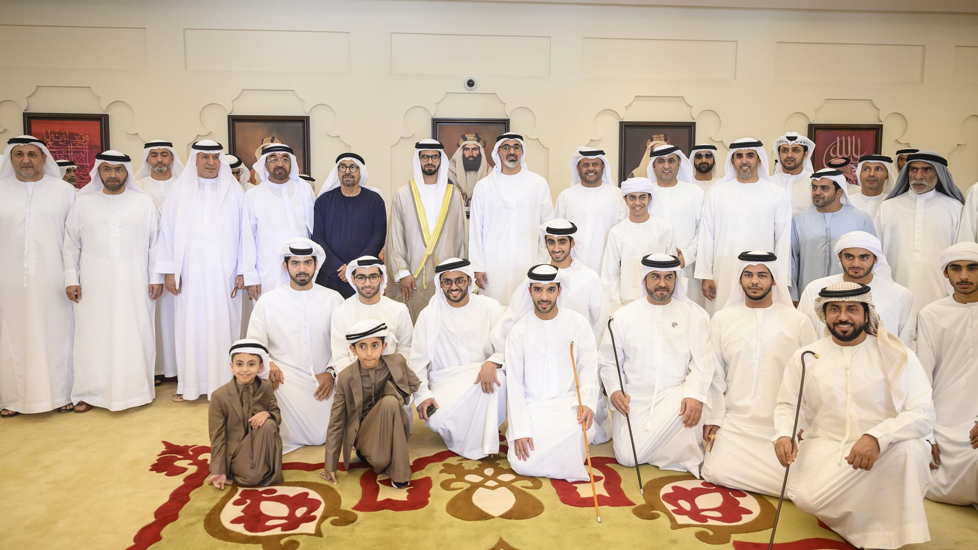 Image for the title: Abu Dhabi CP attends Thani Mohamed Al Rumaithi wedding reception 