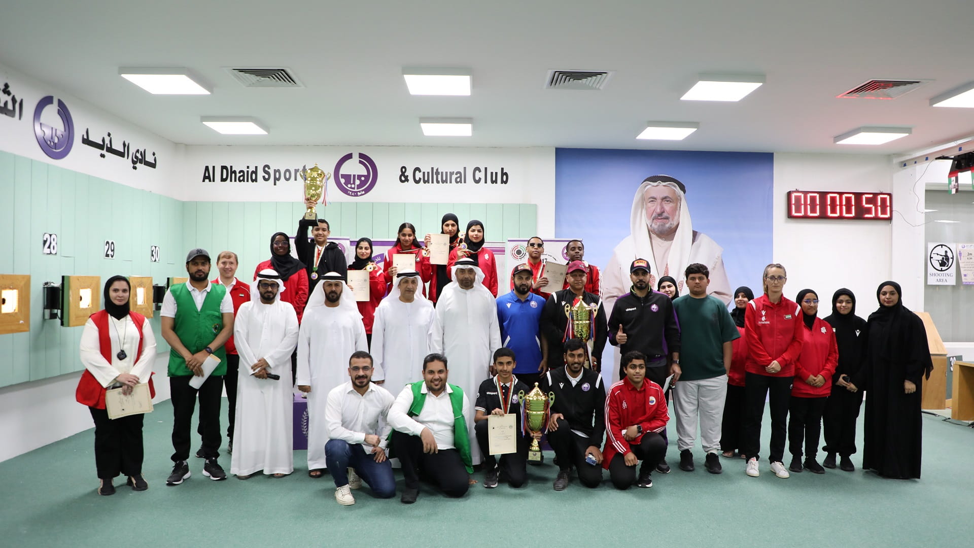 Image for the title: Al Dhaid Club concludes the 17th Air Shooting Championship 