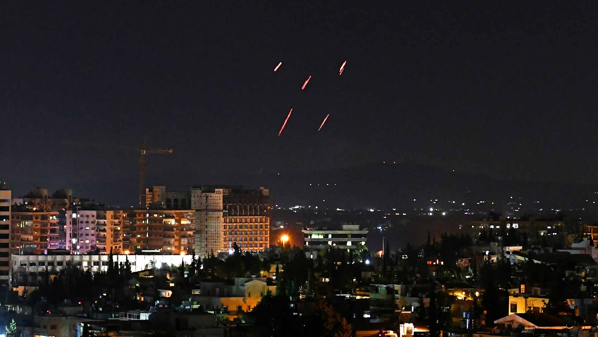 Image for the title: Syrian military says Israel targeted south Damascus 