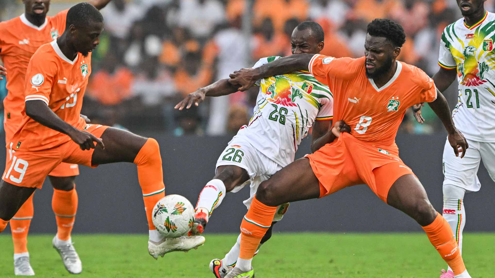 Image for the title: AFCON: Cotê d’Ivoire beat Mali to get through to semi-final 